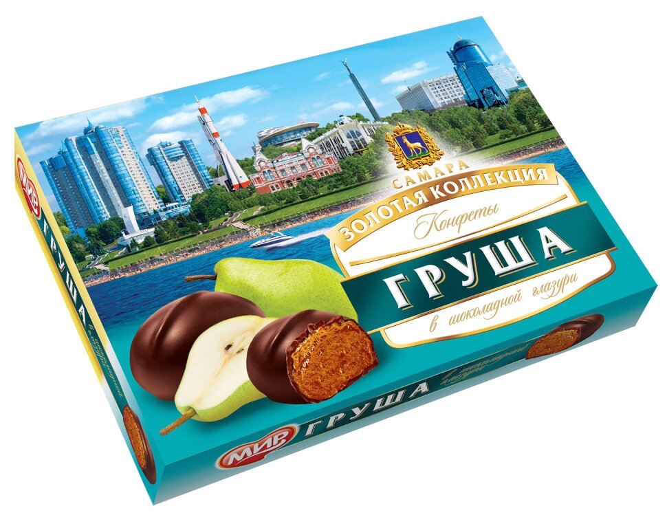  КФ МИР Груша в шоколадной глазури 160г  в Санкт-Петербурге