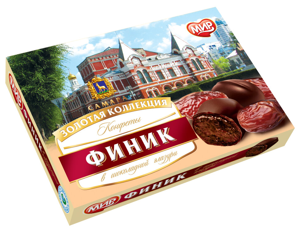  КФ МИР Финики в шоколадной глазури 160г  в Санкт-Петербурге