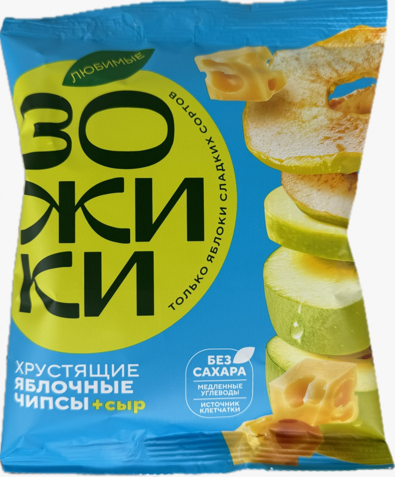  Зожики Яблочные чипсы с сыром, 25г  в Санкт-Петербурге