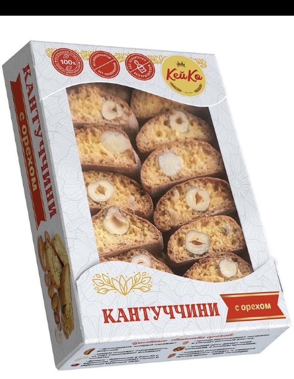 №3 Кей Ко Кантуччини с орехом, 200г    в Санкт-Петербурге